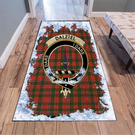 Dalziel Tartan Christmas Area Rugs