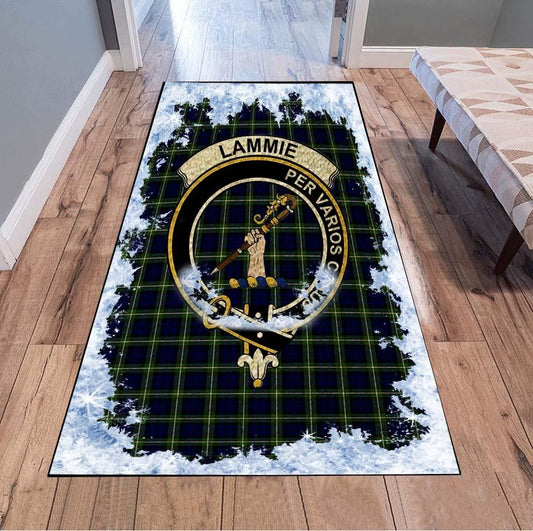 Lammie Tartan Christmas Area Rugs