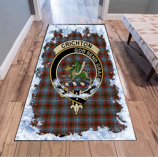 Crichton District Tartan Christmas Area Rugs