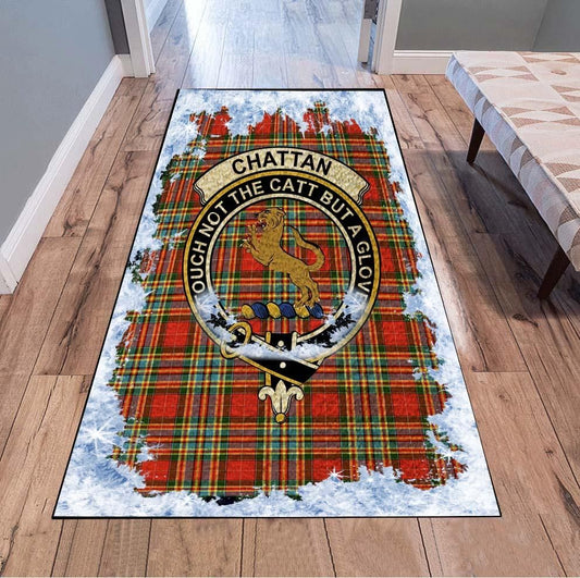 Chattan Tartan Christmas Area Rugs