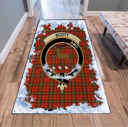 Scott Tartan Christmas Area Rugs