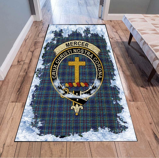 Mercer Tartan Christmas Area Rugs