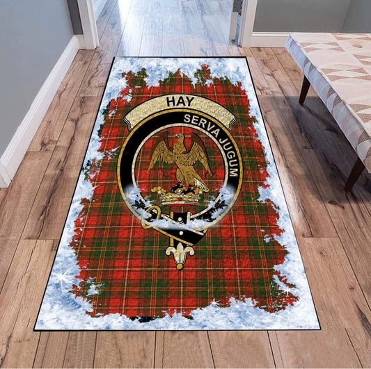 Hay Tartan Christmas Area Rugs