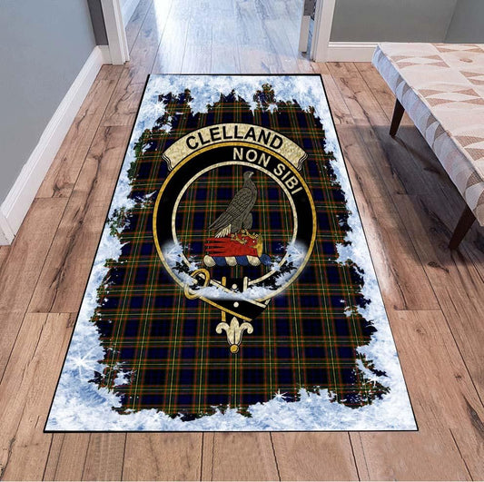 Clelland Tartan Christmas Area Rugs