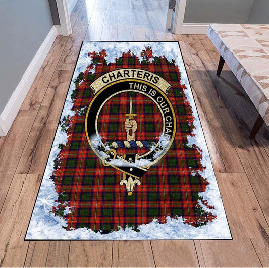 Charteris (Earl of Wemyss) Tartan Christmas Area Rugs