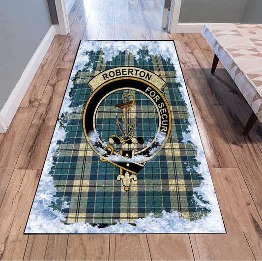 Roberton Tartan Christmas Area Rugs