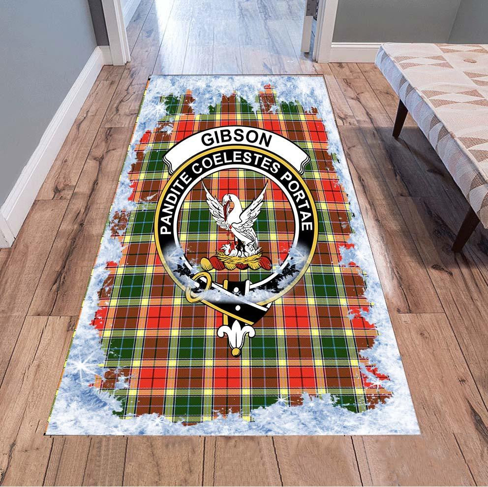 Gibson Tartan Christmas Area Rugs