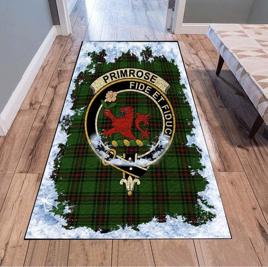 Primrose Tartan Christmas Area Rugs