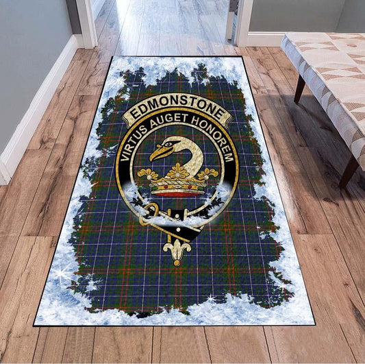 Edmonstone (of Duntreath) Tartan Christmas Area Rugs