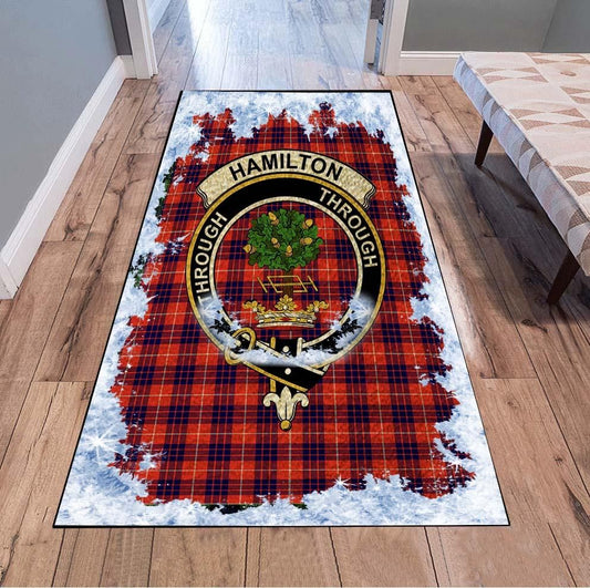 Hamilton Tartan Christmas Area Rugs