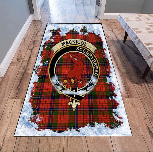 MacNicol (of Scorrybreac) Tartan Christmas Area Rugs