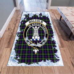 Malcolm (or MacCallum) Tartan Christmas Area Rugs