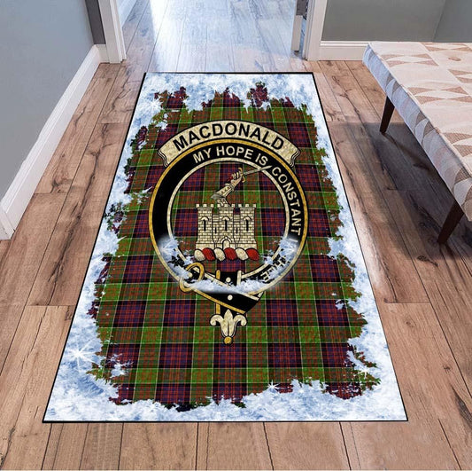 MacDonald (Clan Ranald) Tartan Christmas Area Rugs