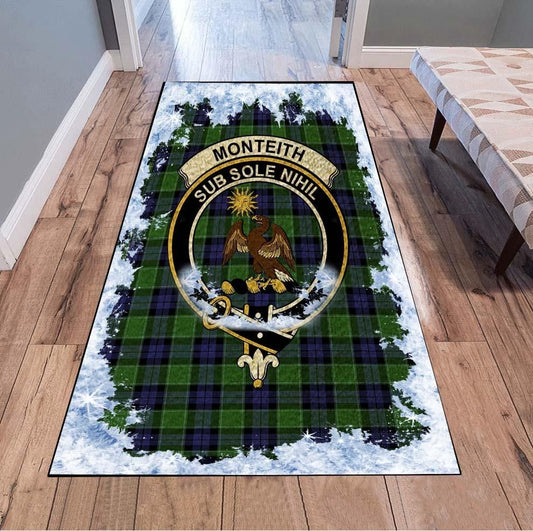 Monteith Tartan Christmas Area Rugs