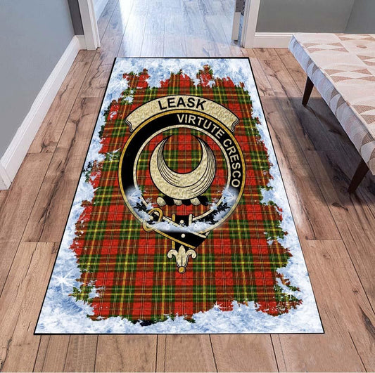 Leask Tartan Christmas Area Rugs