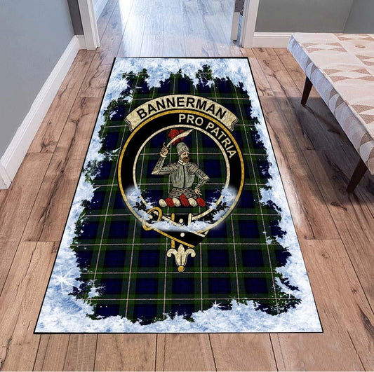 Bannerman Tartan Christmas Area Rugs