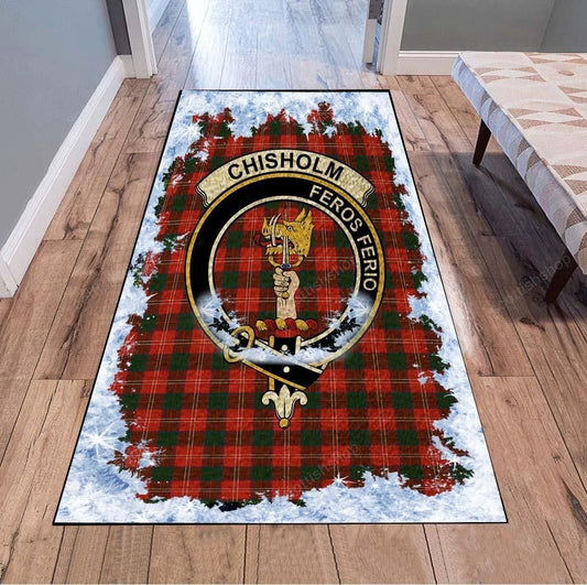 Chisholm Tartan Christmas Area Rugs