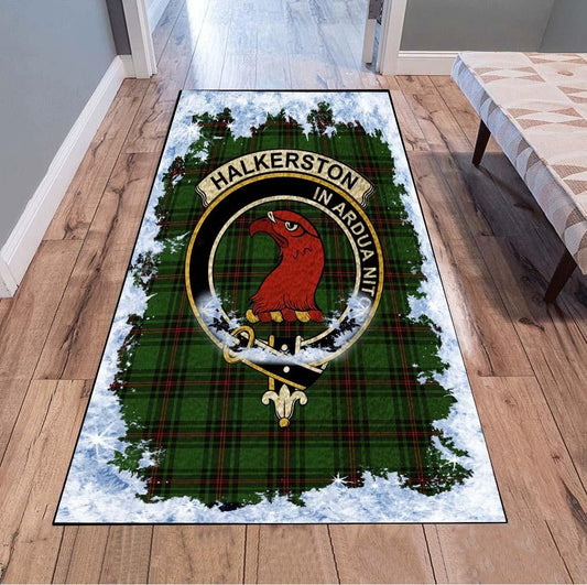 Halkerston Tartan Christmas Area Rugs