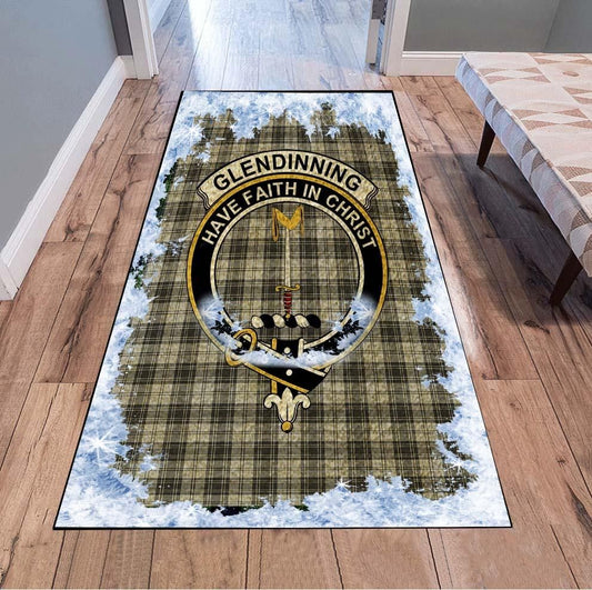 Glendinning Tartan Christmas Area Rugs