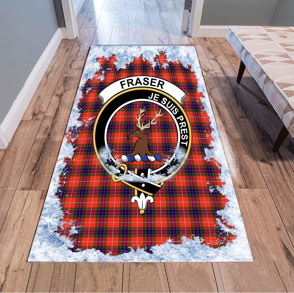 Fraser (of Lovat) Tartan Christmas Area Rugs