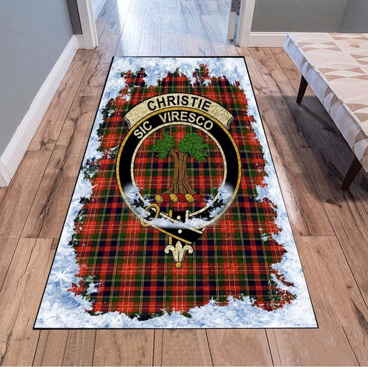 Christie Tartan Christmas Area Rugs