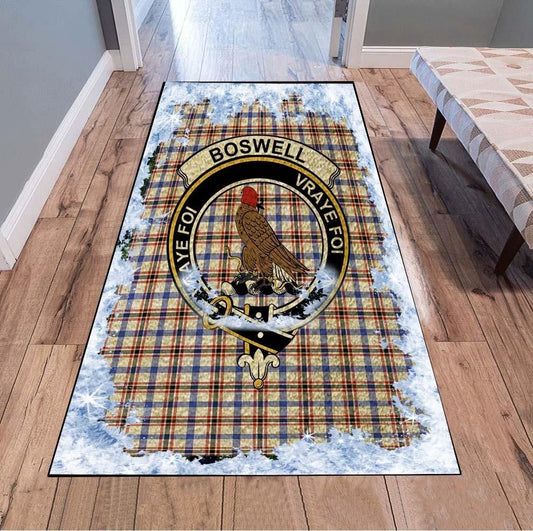 Boswell Tartan Christmas Area Rugs