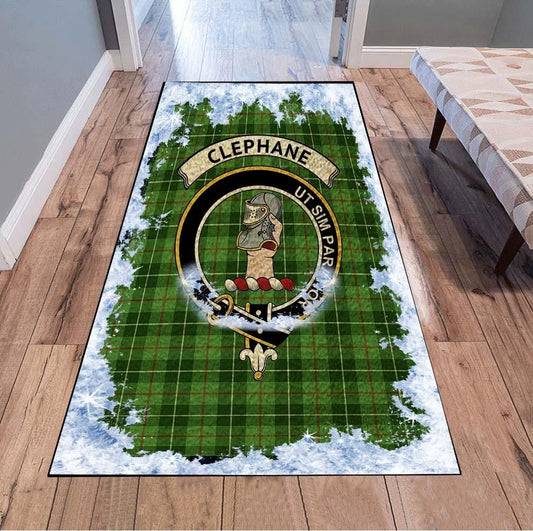 Clephane (or Clephan) Tartan Christmas Area Rugs