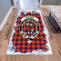 Fraser Tartan Christmas Area Rugs