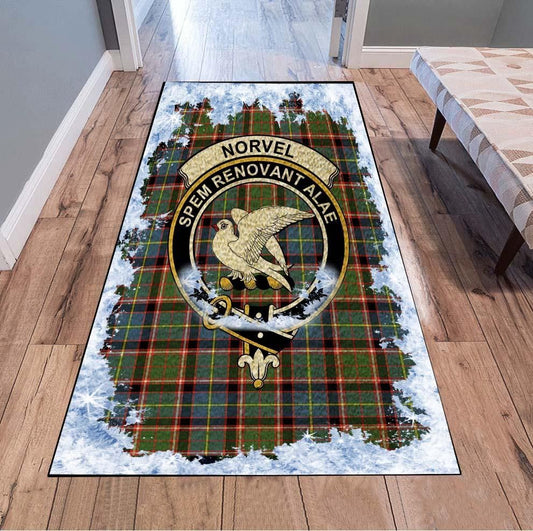 Norvel Tartan Christmas Area Rugs