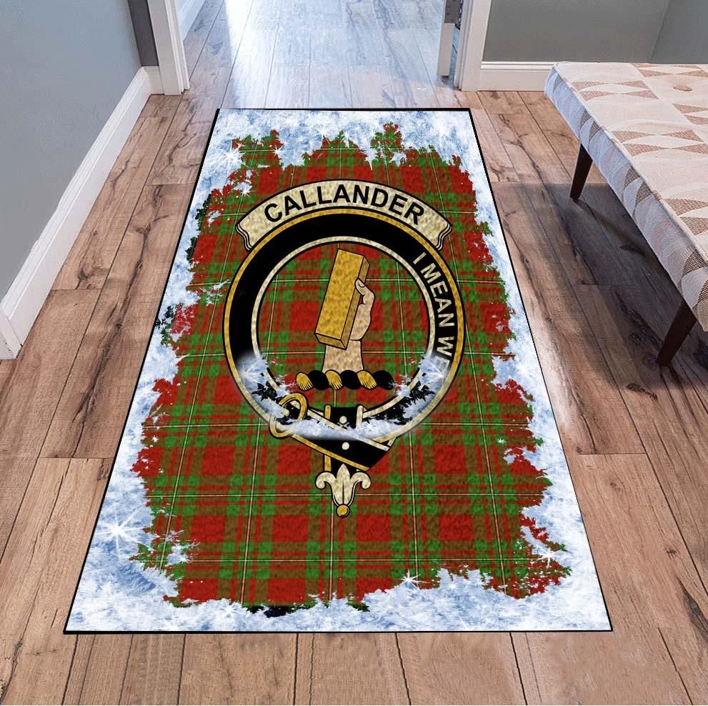 Callander Tartan Christmas Area Rugs