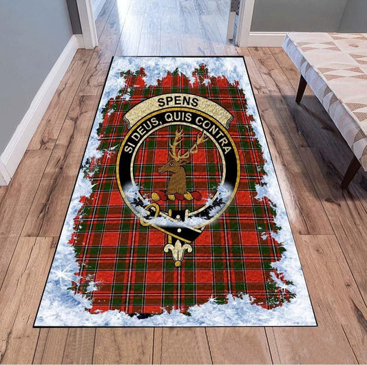 Spens (or Spence) Tartan Christmas Area Rugs