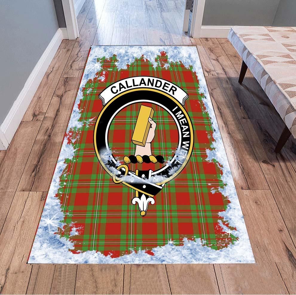 Callander Tartan Christmas Area Rugs