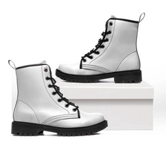 Tartan Leather Boots