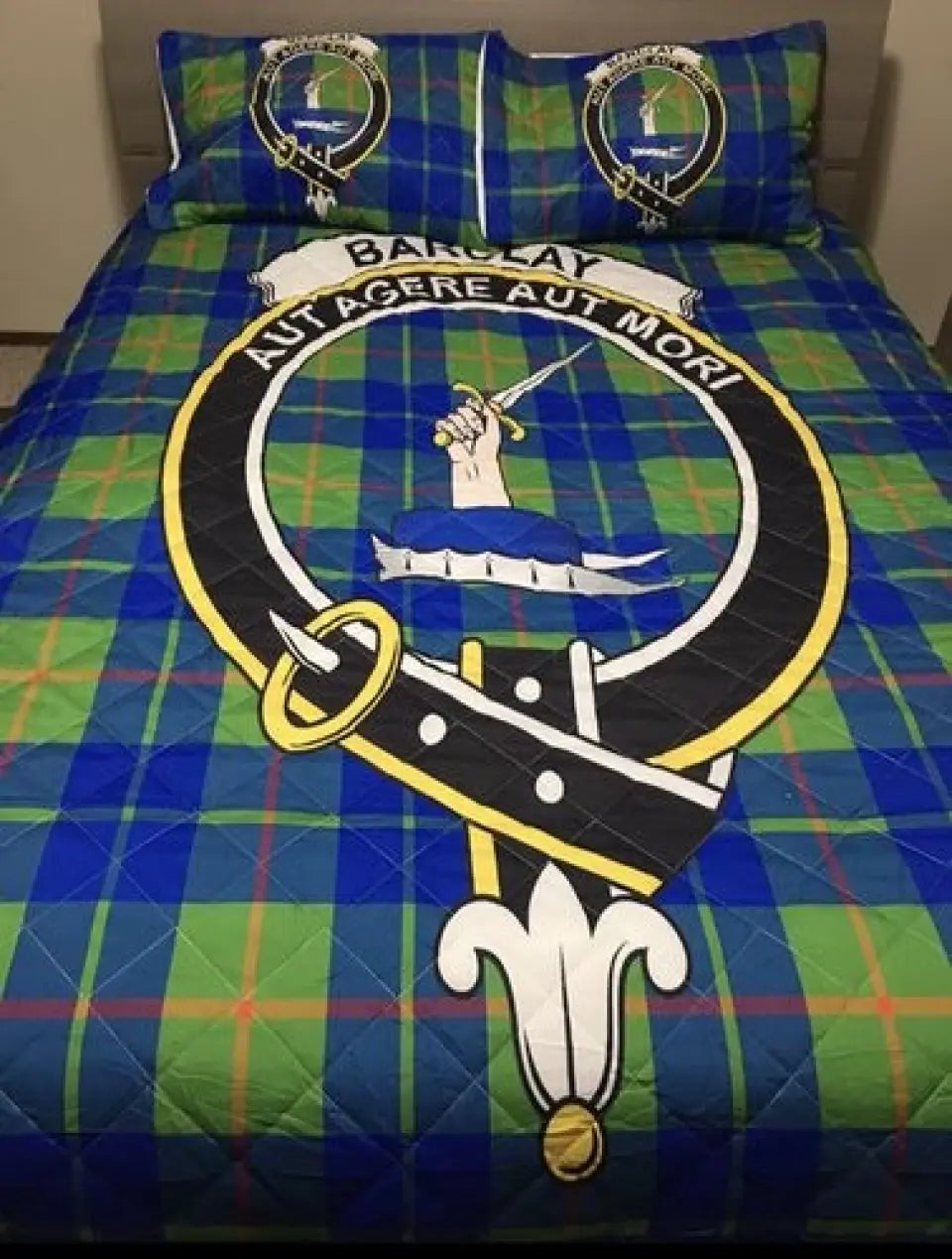 Tartan Quilt Bed Set