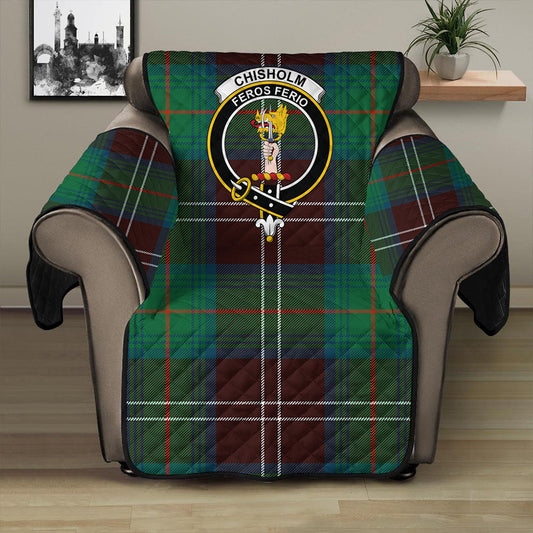 Chisholm Hunting Ancient Tartan Crest Sofa Protector