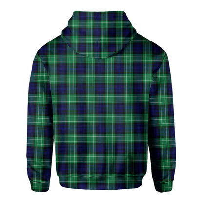 Clan Abercrombie Tartan Men Hoodie Crest And Plaid Basic Style