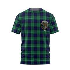 Clan Abercrombie Tartan Men T Shirt Crest And Plaid Basic Style