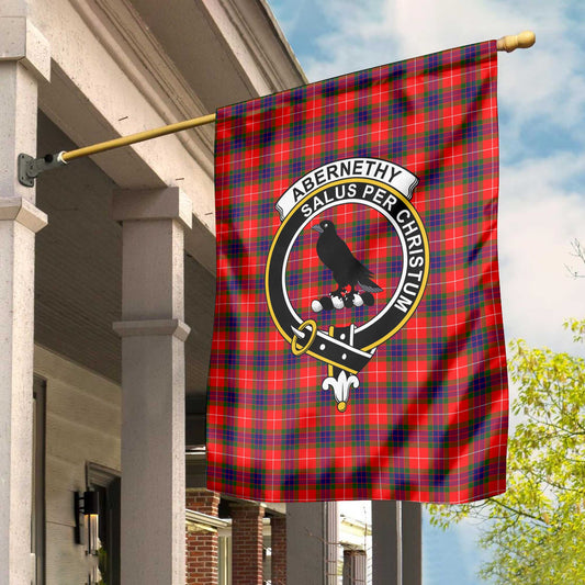 Clan Abernethy Tartan Garden Flag Crest And Plaid Basic Style