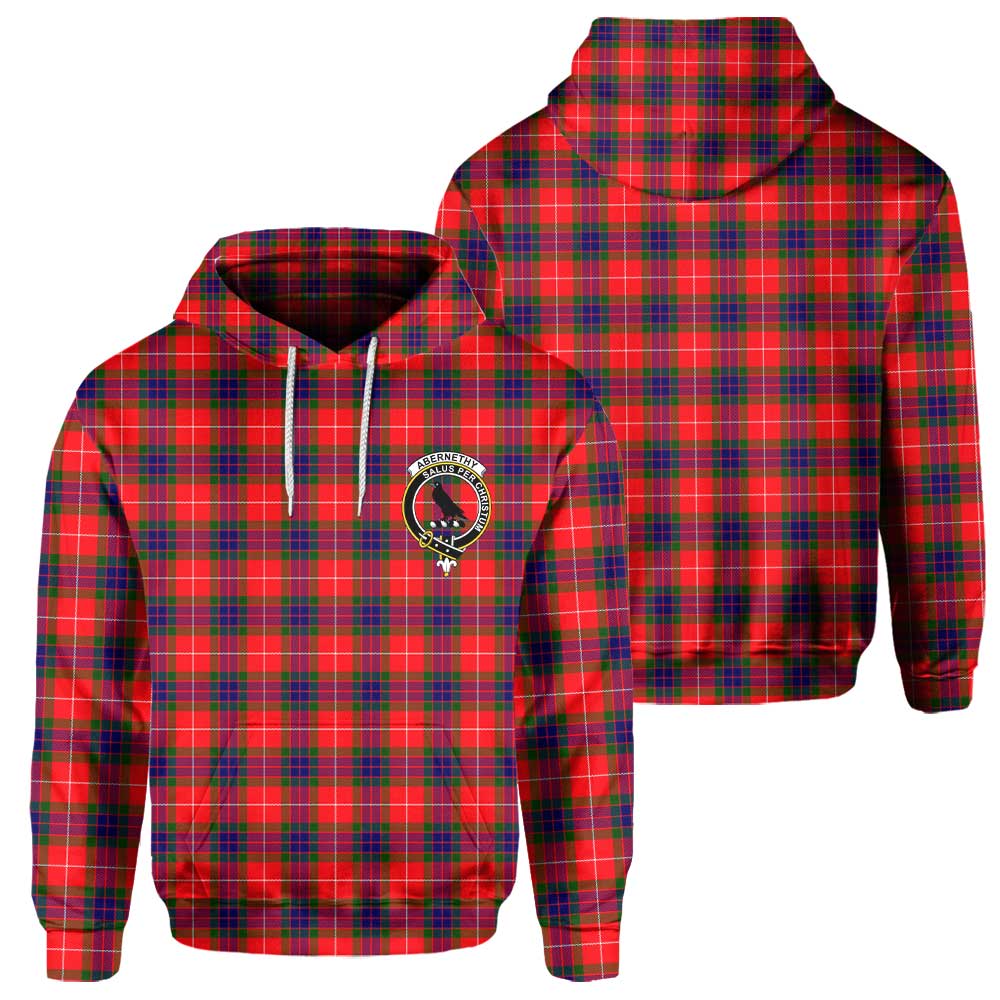 Clan Abernethy Tartan Men Hoodie Crest And Plaid Basic Style