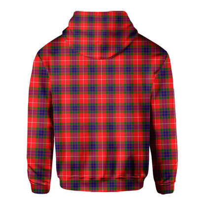 Clan Abernethy Tartan Men Hoodie Crest And Plaid Basic Style