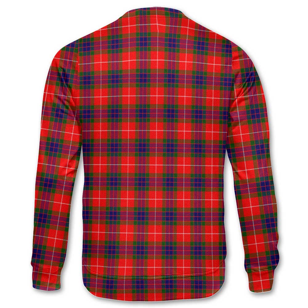 Clan Abernethy Tartan Men Sweatshirt Crest And Plaid Basic Style