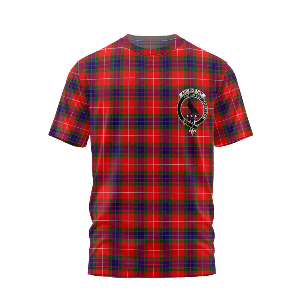 Clan Abernethy Tartan Men T Shirt Crest And Plaid Basic Style