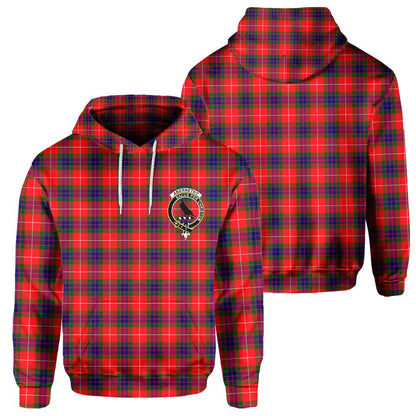 Clan Abernethy Tartan Women Hoodie Crest And Plaid Basic Style