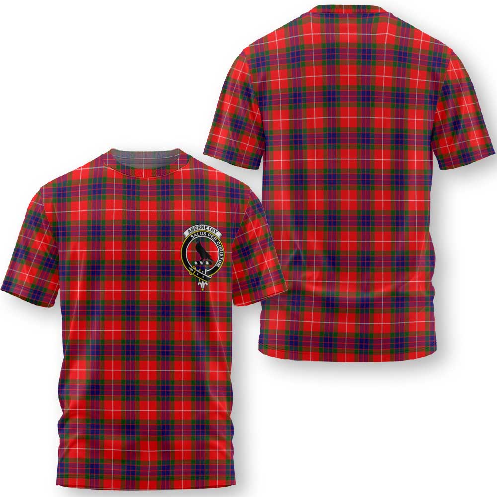 Clan Abernethy Tartan Women T Shirt Crest And Plaid Basic Style