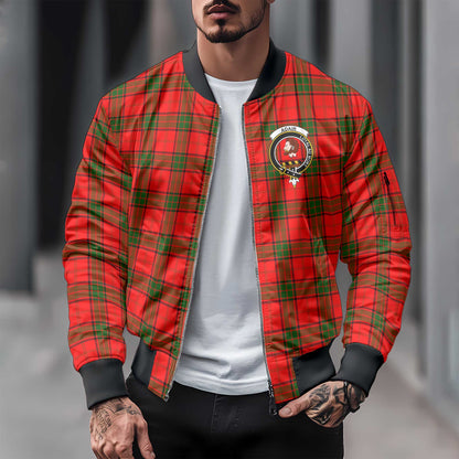 Clan Adair Tartan Men Bomber Jacket Crest And Plaid Basic Style