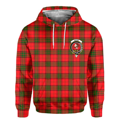 Clan Adair Tartan Men Hoodie Crest And Plaid Basic Style