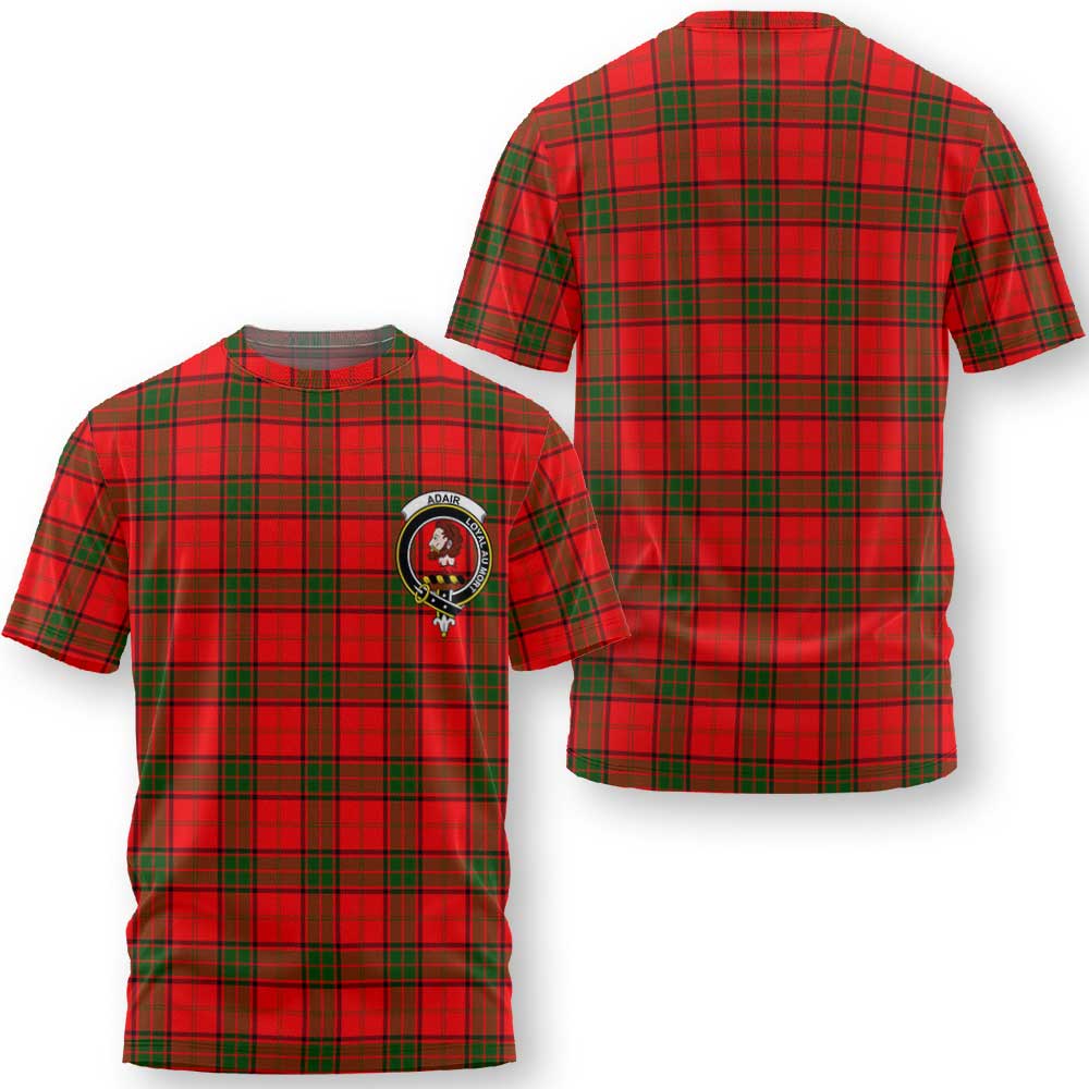 Clan Adair Tartan Men T Shirt Crest And Plaid Basic Style