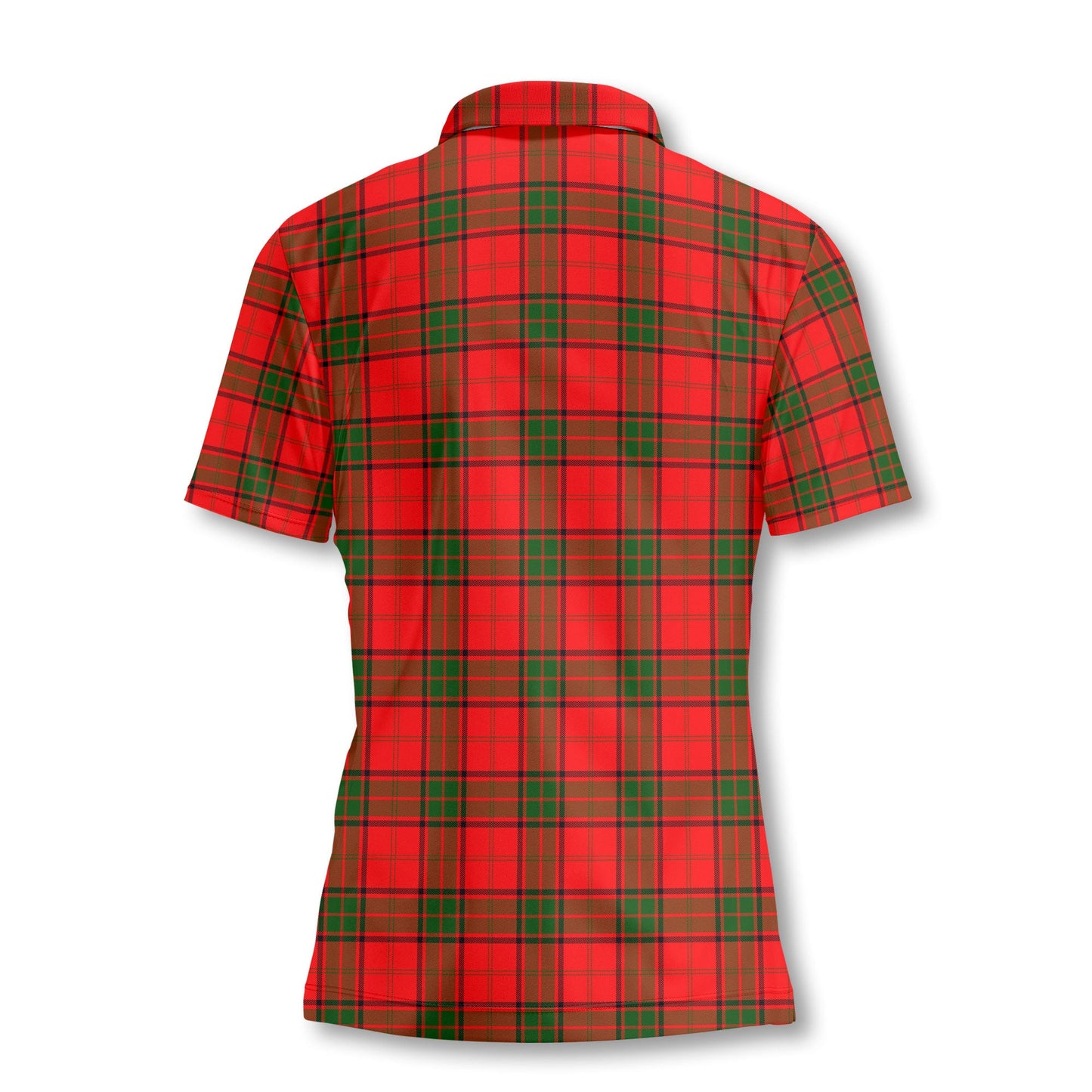 Clan Adair Tartan Women Polo Shirt Crest And Plaid Basic Style