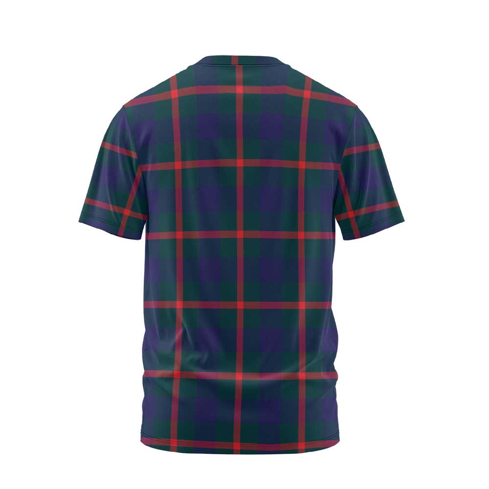 Clan Agnew Tartan Men T Shirt Crest And Plaid Basic Style