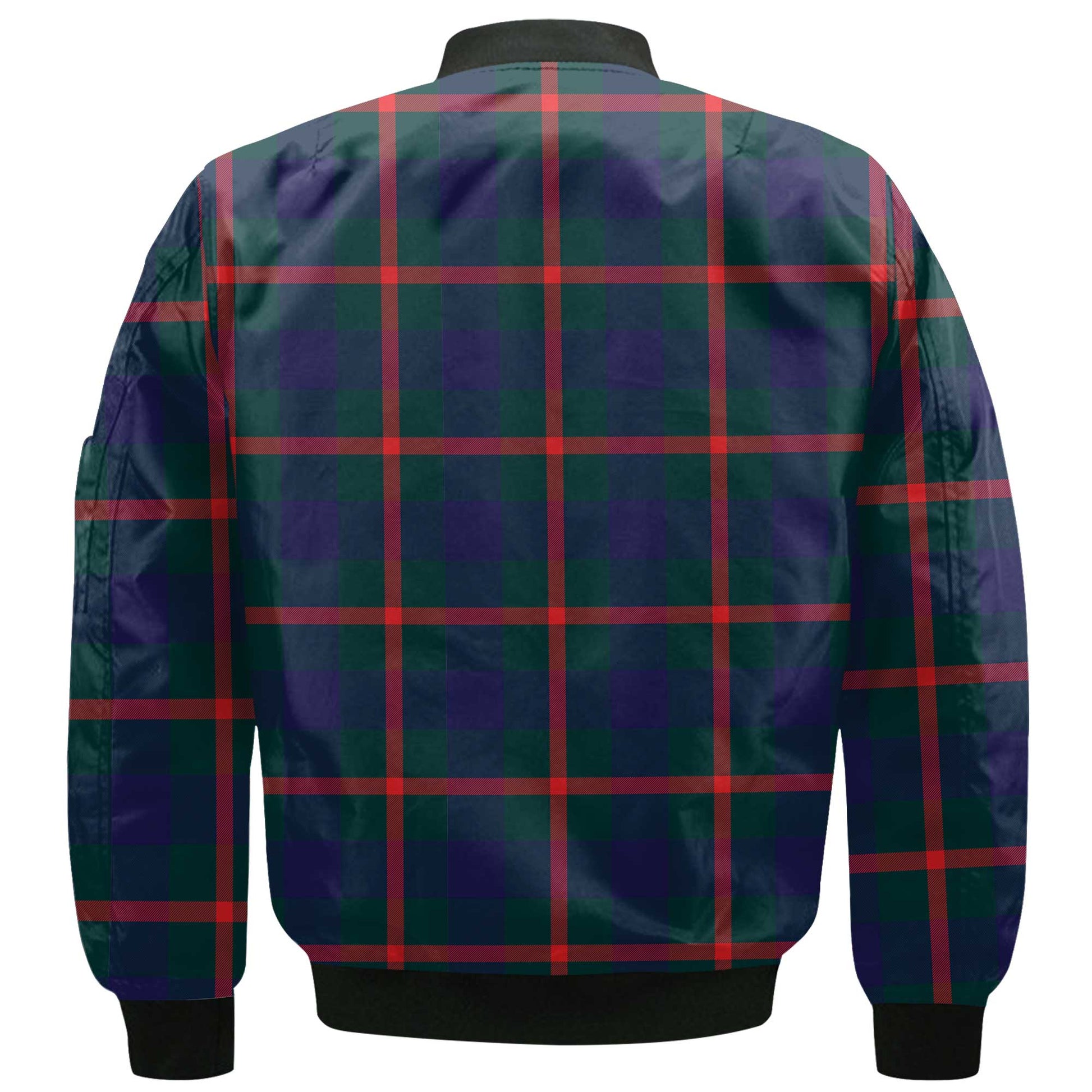 Clan Agnew Tartan Women Bomber Jacket Crest And Plaid Basic Style